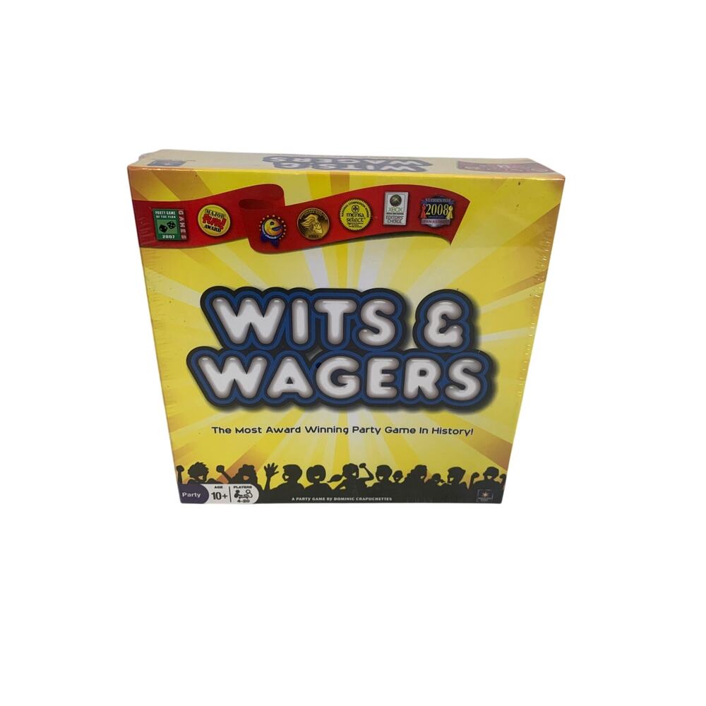 WITS & WAGERS PARTY GAME North Star Games 2013 Award Winning SEALED 2009